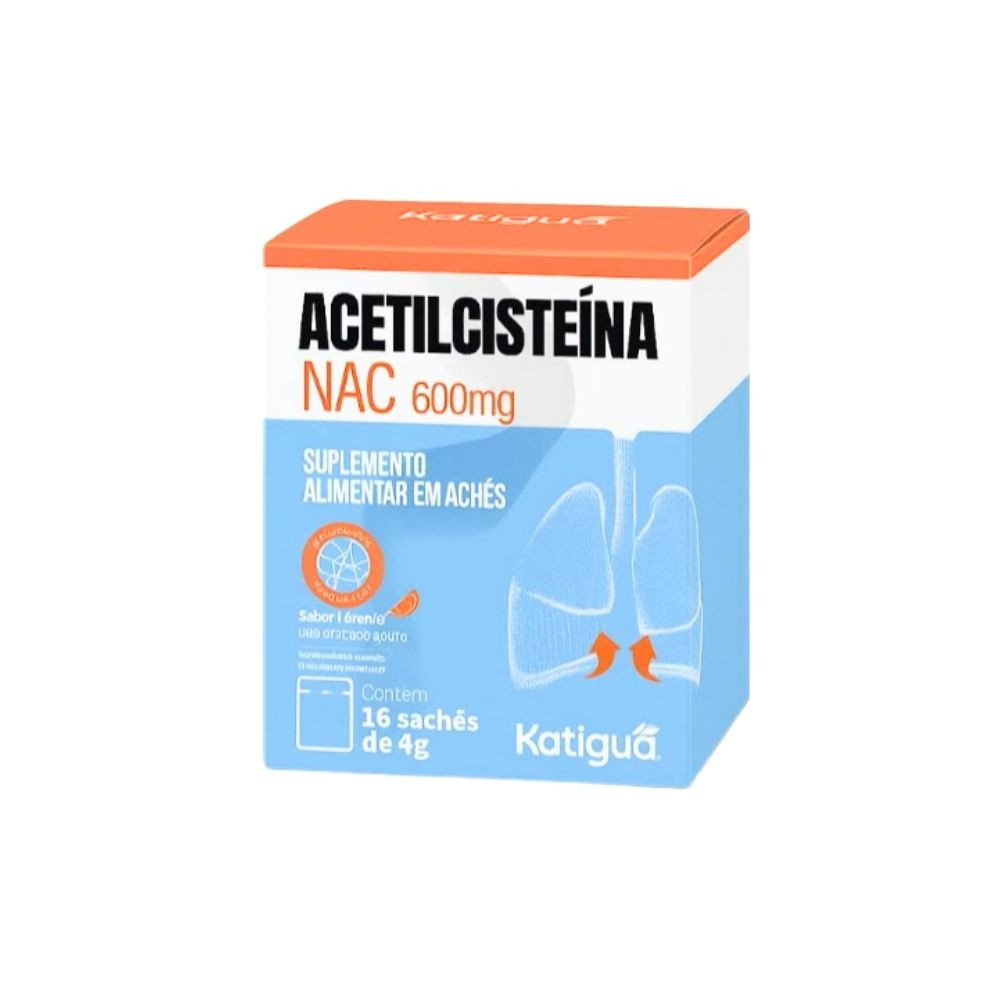 Acetilcisteína Nac 600mg Sachê Katigua